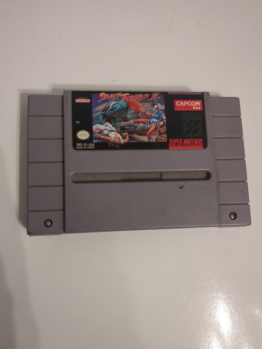 Capcom Street Fighter II (Nintendo SNES) Cartridge Only NTSC-U/C Fighting